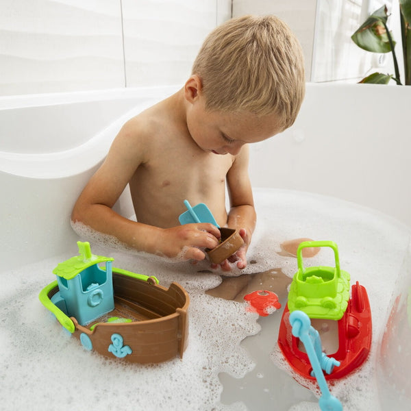 Fischerboot – 3-in-1 Badespielzeug - Tublu.de