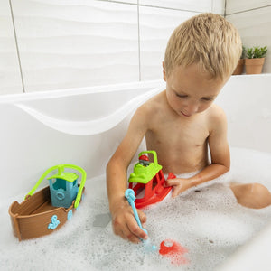 Fischerboot – 3-in-1 Badespielzeug - Tublu.de