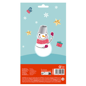 Weihnachtsaufkleber – Weihnachtskugeln, Schneemann - Tublu.de