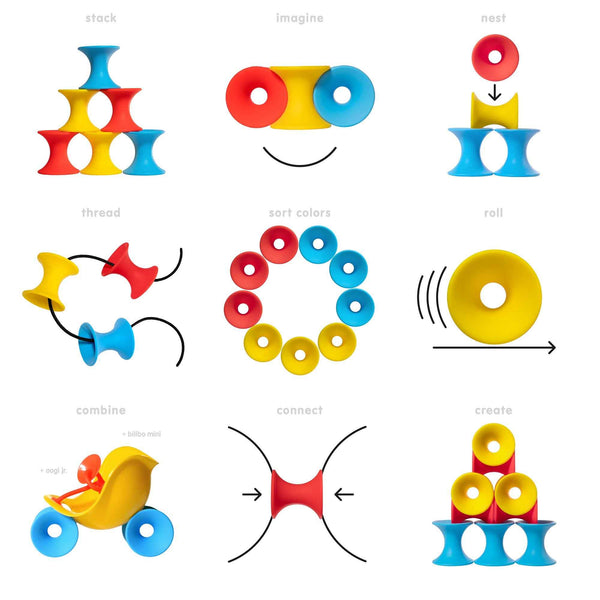 Kreatives Spielzeug – 9-tlg. Multicolour - Tublu.de