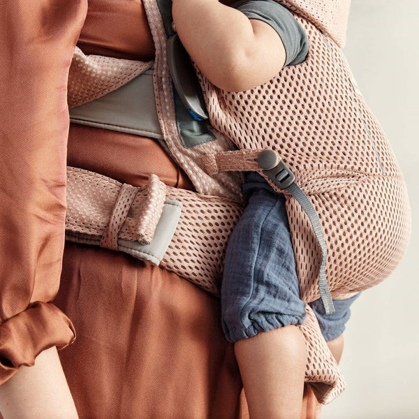 Babytrage MOVE 3D Mesh – Gedämpftes Rosa