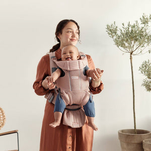 Babytrage MOVE 3D Mesh – Gedämpftes Rosa