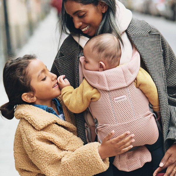 Babytrage MOVE 3D Mesh – Gedämpftes Rosa