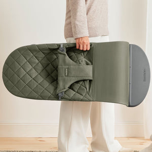 Babywippe BLISS WOVEN – Dunkelgrün