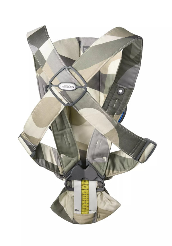 Babytrage MINI Cotton – Khaki/Green Print