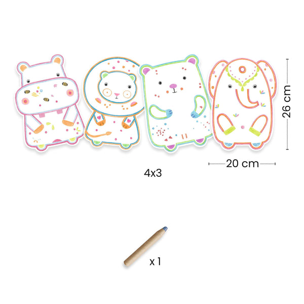 Magische Malbücher  - Wilde Tiere - Tublu.de