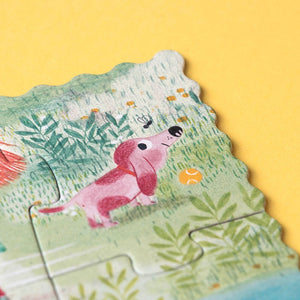 Zweiseitiges Puzzle für Kinder, 24 Teile – Katzen und Hunde - Tublu.de