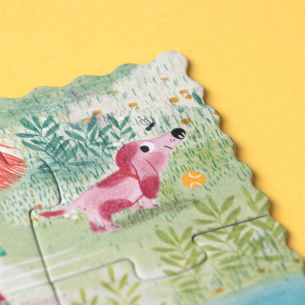 Zweiseitiges Puzzle für Kinder, 24 Teile – Katzen und Hunde - Tublu.de