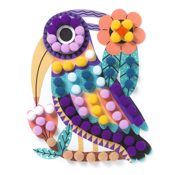 Kunstset – Bilder aus Pompons Vögel - Tublu.de