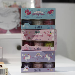 Set mit 3 Nagellacken für Kinder Mini - Flamingo Sonderedition