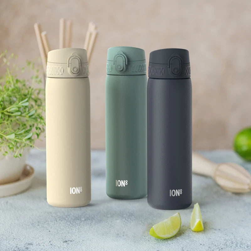 Thermo-Edelstahlflasche 500 ml - Aschblau