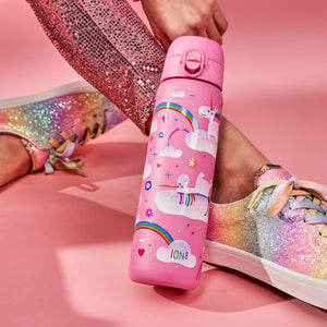Thermo-Edelstahlflasche 500 ml - Einhorn-Regenbogen