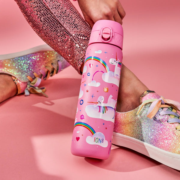 Thermo-Edelstahlflasche 500 ml - Einhorn-Regenbogen