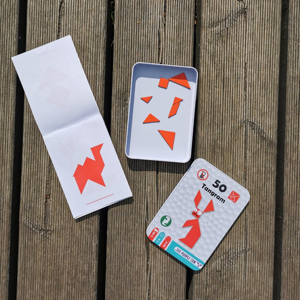 Reise-Rätsel – 50 Tangram