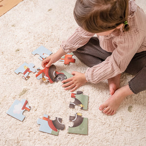 Progressive Puzzle 4 in 1 – Little Farm - Tublu.de