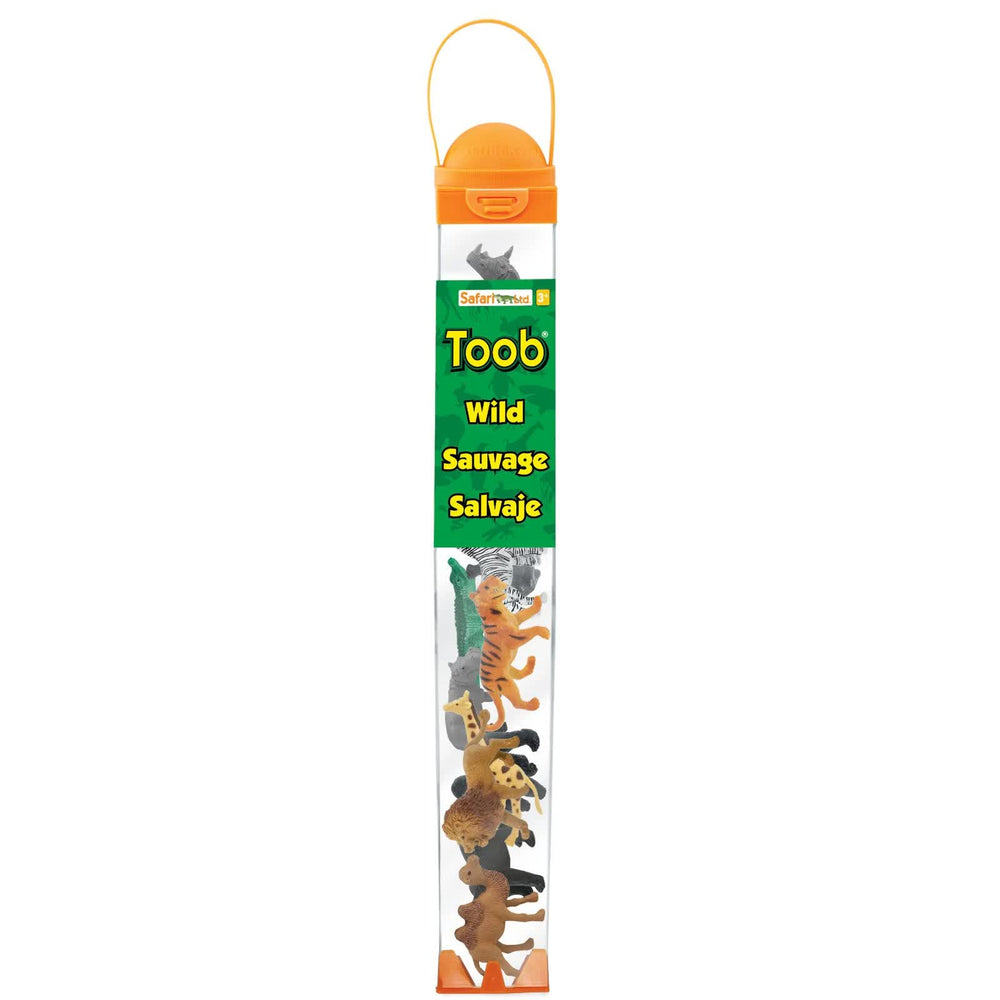 Figurenset in einer Tube TOOB – Wilde Tiere - Tublu.de