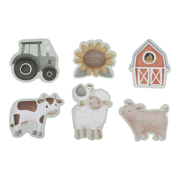 Progressives Puzzle 6 in 1 – Little Farm - Tublu.de