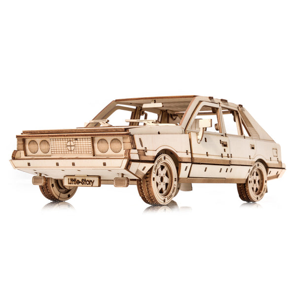 Holzpuzzle 3D-Modell – FSO Polonez 1500