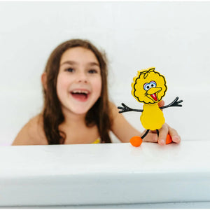 Badefigur Großer Vogel – Set mit zwei sensorischen Würfeln, die im Wasser leuchten - Tublu.de