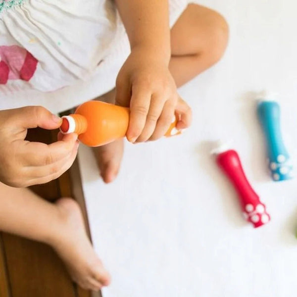 Schaumstoffmarker für Kleinkinder - 6 Farben - Tublu.de