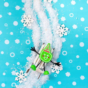 Badefigur Weihnachtsedition – Set mit zwei im Wasser leuchtenden Sensorikwürfeln - Tublu.de