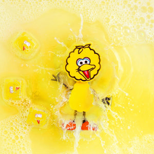 Badefigur Großer Vogel – Set mit zwei sensorischen Würfeln, die im Wasser leuchten - Tublu.de