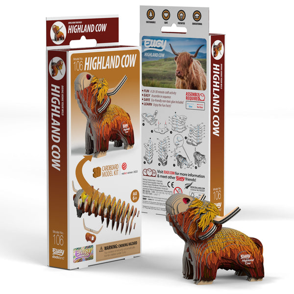 Öko-Puzzle 3D – Schottische Kuh - Tublu.de