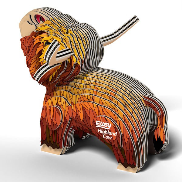 Öko-Puzzle 3D – Schottische Kuh - Tublu.de