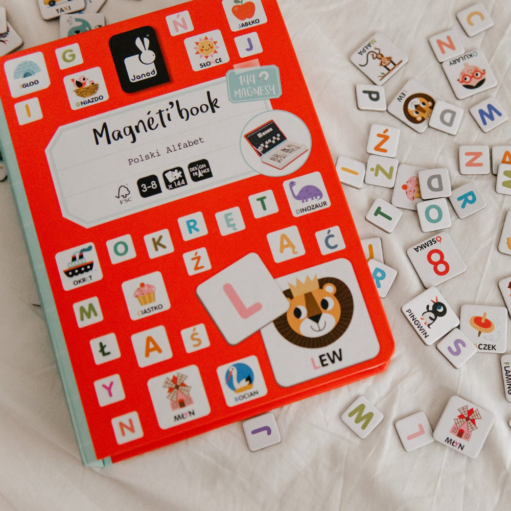 Magnetisches Puzzle Magnetibook – Polnisches Alphabet - Tublu.de