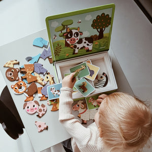 Magnetisches Puzzle Magnetibook – Tiere - Tublu.de