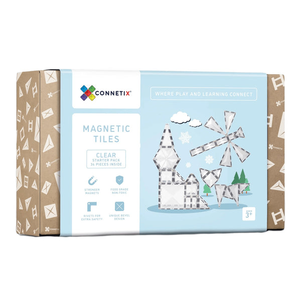 Magnetbausteine – Clear Starter Pack 34 Teile