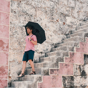 Automatik-Regenschirm – Schwarz