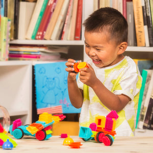 Bristle Blocks Stachelbausteine im Glas – 80 Teile