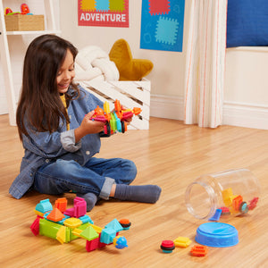 Bristle Blocks Stachelbausteine im Glas – 80 Teile