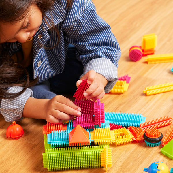 Bristle Blocks Stachelbausteine im Glas – 80 Teile