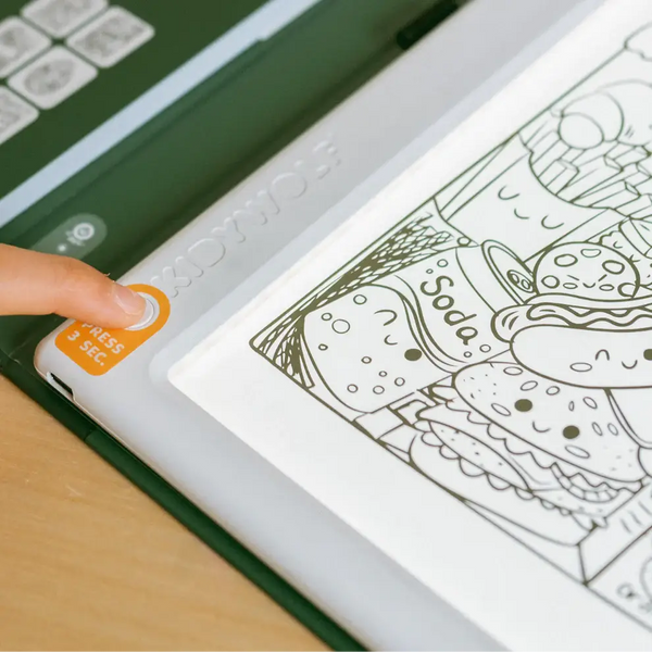 Beleuchtetes Tablet zum Nachzeichnen mit Bleistift – 30 Vorlagen - Meli-Melo