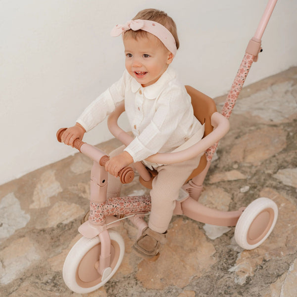 4-in-1-Dreirad mit Griff – Fairy Floral