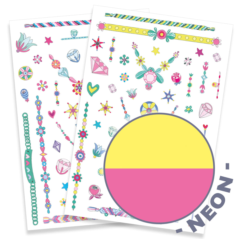 Neon-Tattoos für Kinder – Jenni's Juwelen - Tublu.de