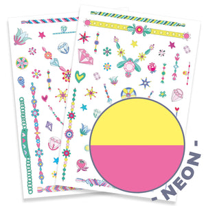Neon-Tattoos für Kinder – Jenni's Juwelen - Tublu.de