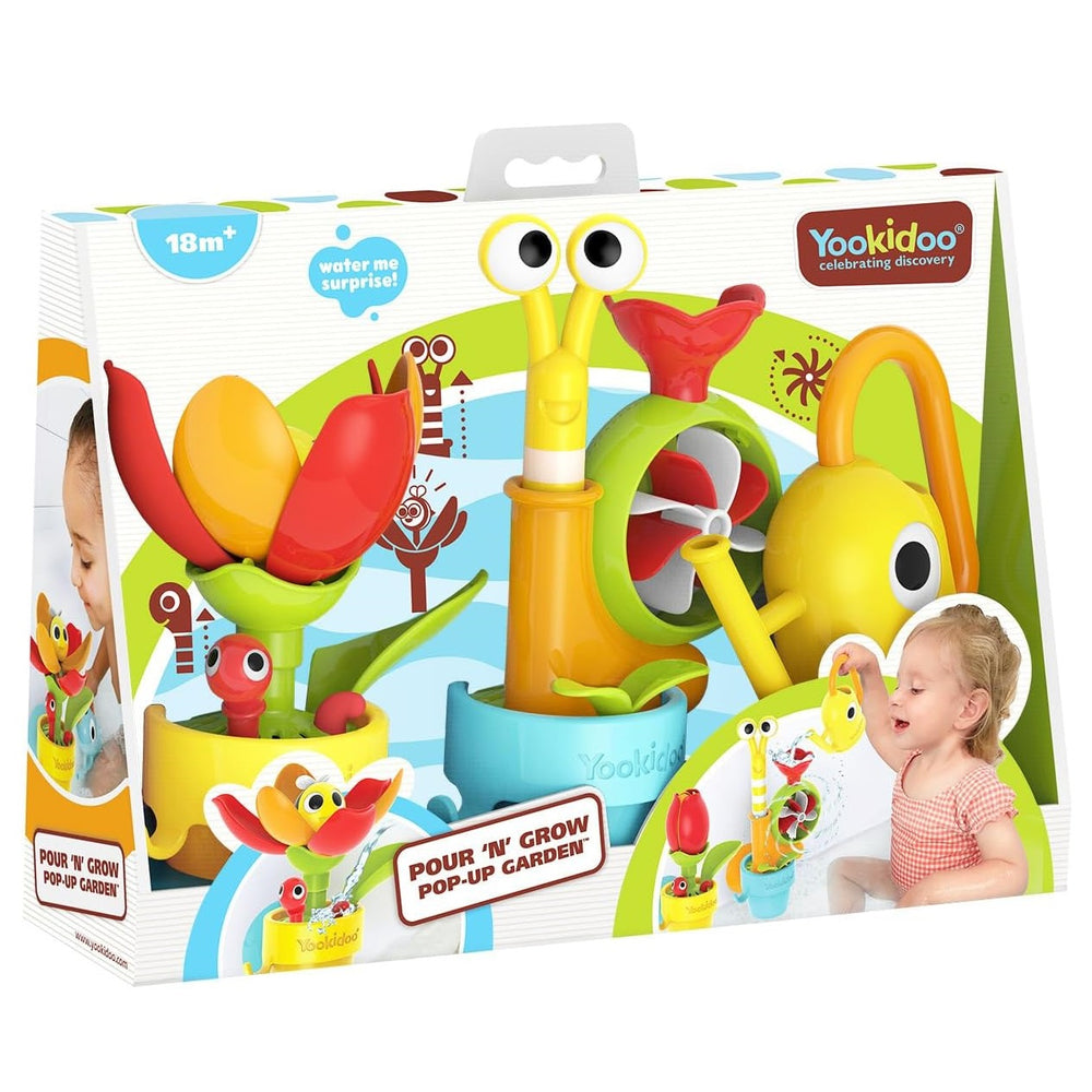 Badespielzeug - Schnecke und Blume im Garten