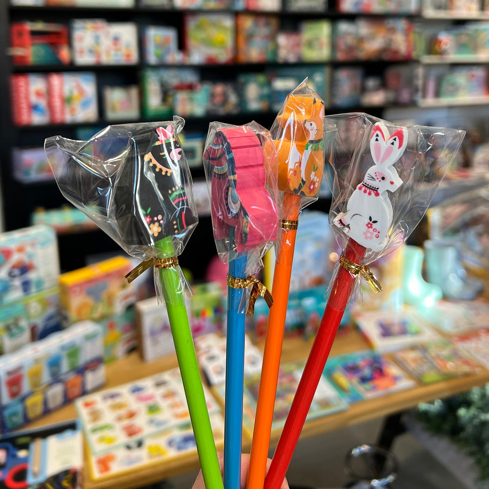 Bleistift mit Radiergummi – Bär - Tublu.de