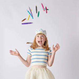 Glänzende metallische Gelstifte