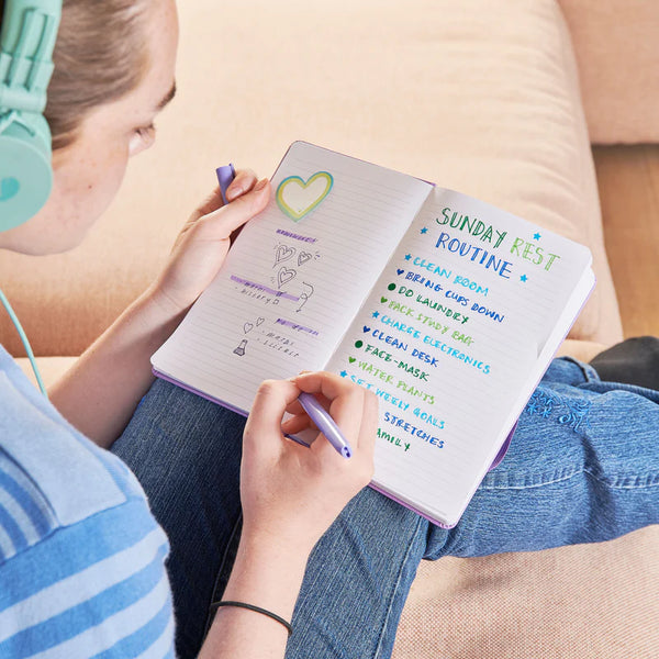 Beidseitige Filzstifte mit Stempeln – Confetti Stamp, 9er-Set