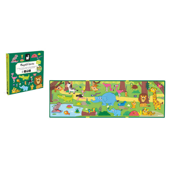 Magnetisches Puzzle Magneti'stories – Afrikanische Tiere - Tublu.de