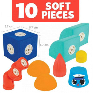 Magnetische Schaumstoffblöcke - Tugboat 10 Elemente - Tublu.de