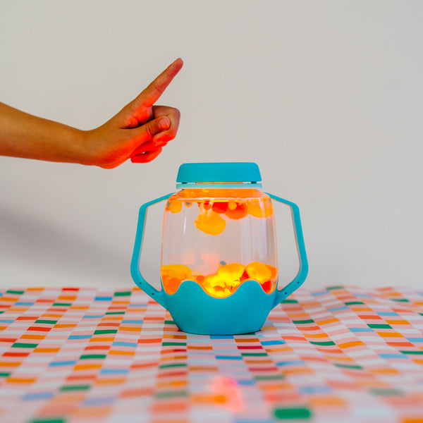 Sensorik-Glas zum Befüllen mit Wasser – blau - Tublu.de