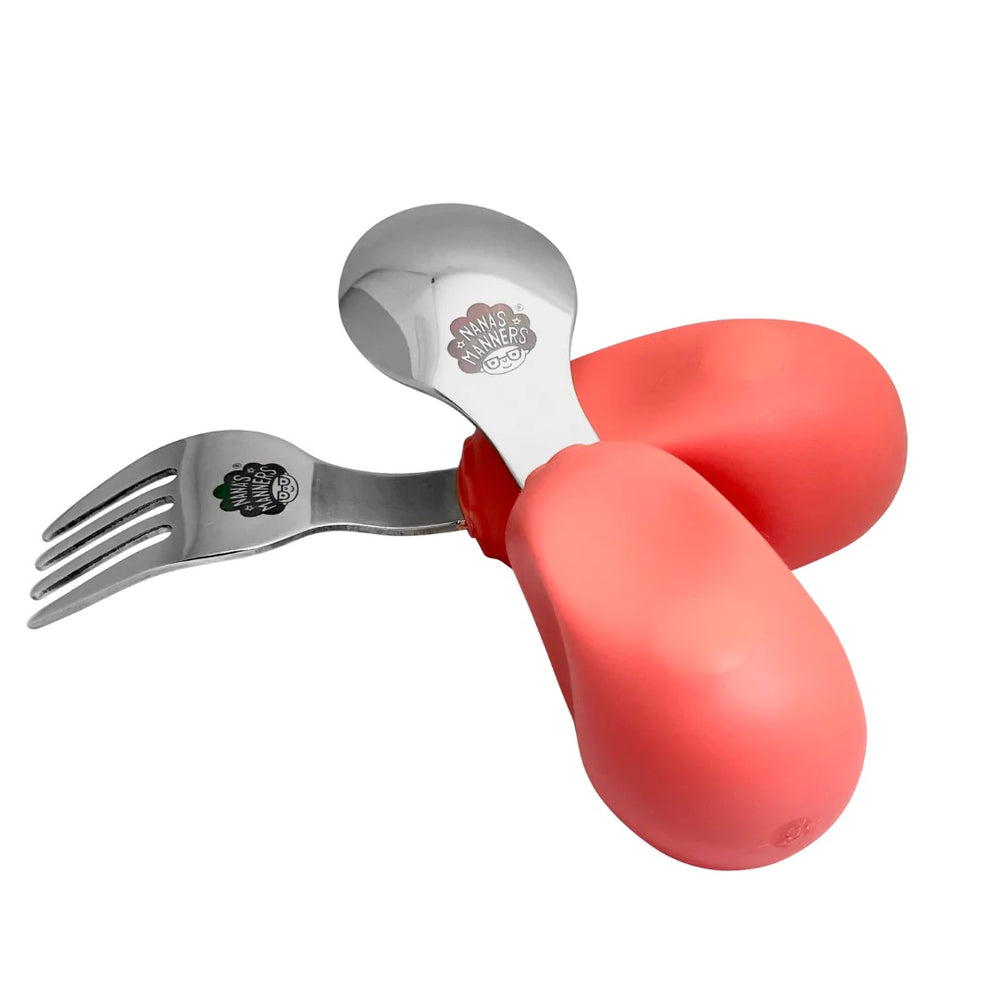 Gabel und Löffel STUFE  2 – Pink