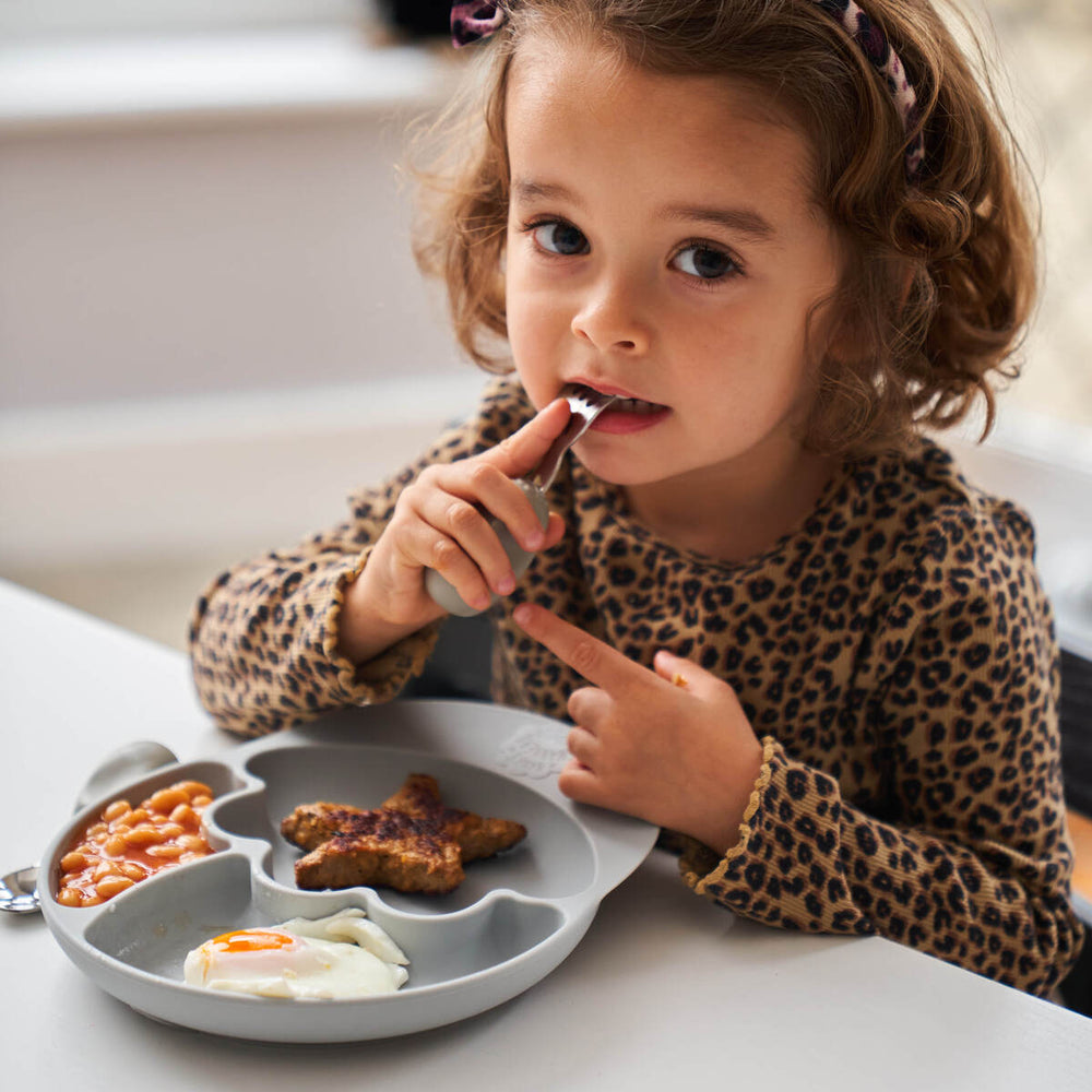 Gabel und Löffel STUFE 2 - Grau