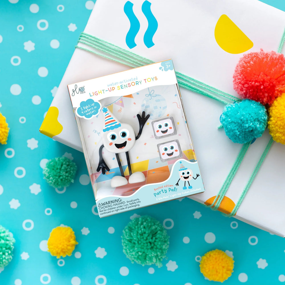 Badefigur Party Pal – Set mit zwei im Wasser leuchtenden Sensorikwürfeln - Tublu.de