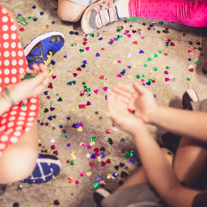 Konfetti-Sterne – verschiedene Farben - Tublu.de